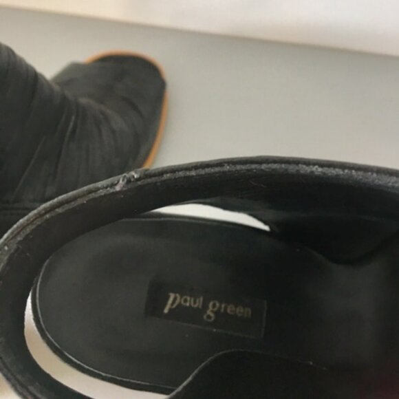 Paul Green Cayanne black leather shooties size 4.5 (7 us) - Picture 6 of 16